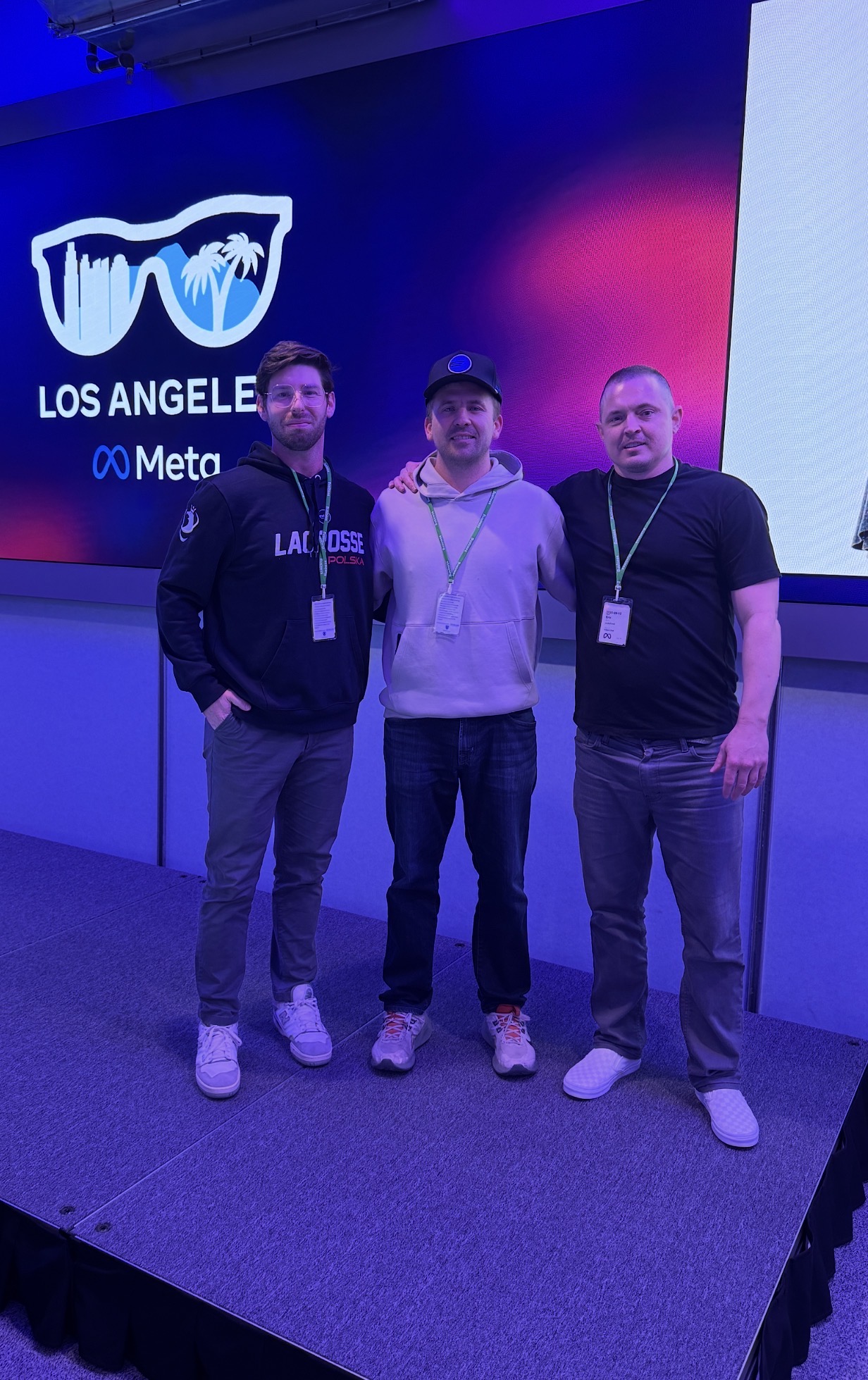 Dallas, Tyler and Eric at Meta