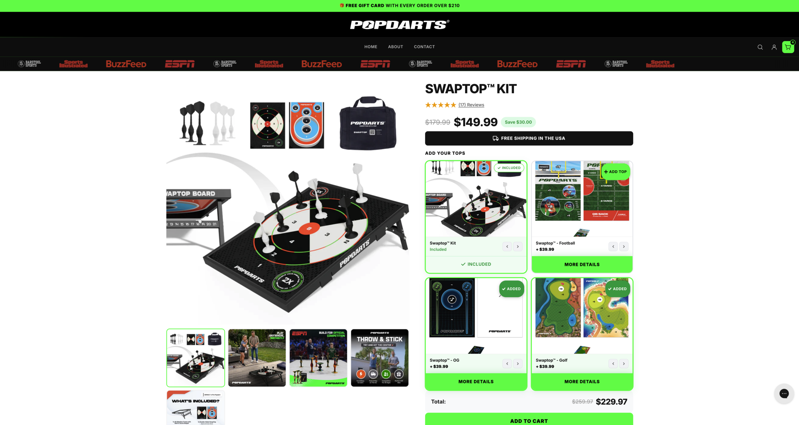 High-converting Shopify landing page