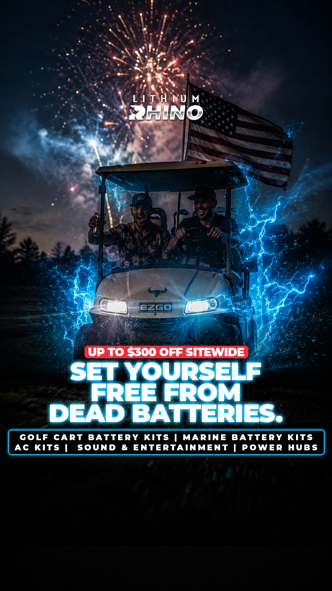 Performance creative — 4th of July sale