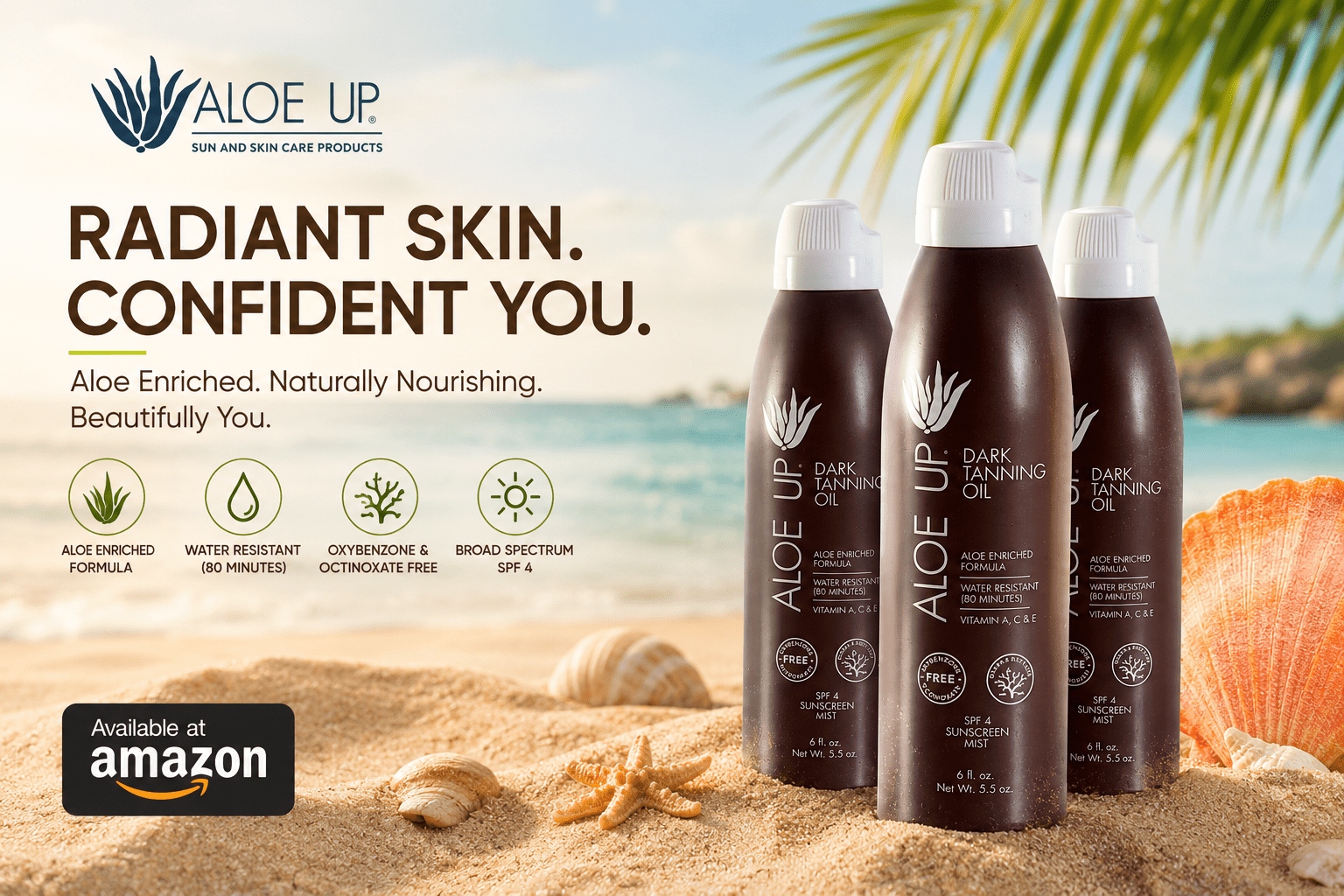 Aloe Up sun and skin care — available at Amazon