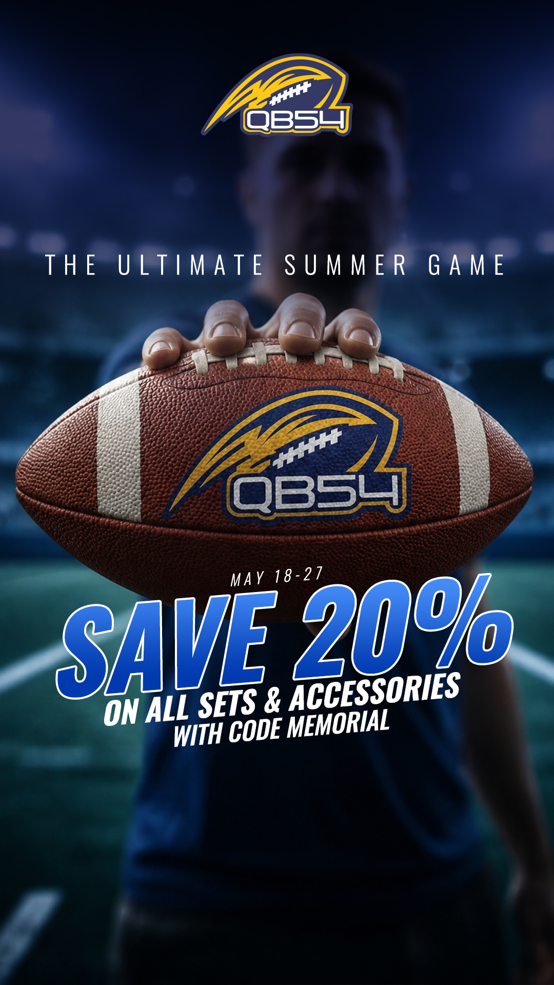 Performance creative — QB54 Memorial Day sale